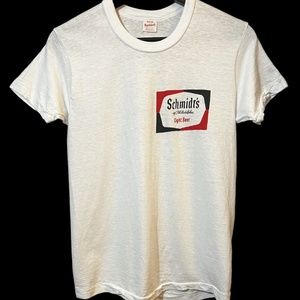 Vintage 70s Schmidts Light Beer T-Shirt M Single-Stitch Philadelphia PA